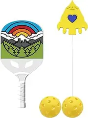 Portable Training Aid, Solo Training Tool, Rebounder Practice, Tennis Rebound Trainer, Practice Ball Rebounder, Rebounder Practice Equipment, Solo Training for All Ages