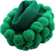 [FOMIYES] Funny Broccoli Hat Unique Knitted Vegetable Headgear Fluffy Crochet Beanie for Parties Outdoor Activities and Sun Protection Fun Accessory for All Ages Green