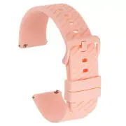 Silicone Watch Bands, 20mm Watch Strap Quick Release for Men Women, Pink