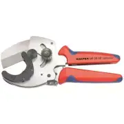 KNIPEX PVC Pipe Cutter 1-Piece+Adjustable+Handles W/ Multi-Component Covers
