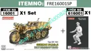 FREEDOM 16001SP 1/16 WW.II German Sdkfz.2 Kettenkraftrad & Driver Figure Set