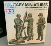 Tamiya MM219 1:35 Military Miniatures US 107mm Mortar & Crew Set