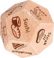 Kisangel Food Decision Dice Pocket Dice for Dinner Decision Making for Family Gatherings Travel Adventures More Practical Kitchen Gadget for Meal Choices