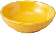 Orange Glazed Round Pot (Large) 4.3 x 4.3 x 1.3 inches (11 x 11 x 3.4 cm) | Small Bowl Setomonohonpo