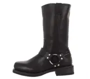 Bates Tahoe Inside Zip Black Leather Women’s Boots Size 8.5 (M)