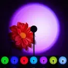 USB Sunset Light Lamp Self Photography Light LED Rainbow Neon Night Light Projec