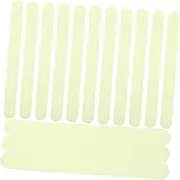 YOSADIER 48pcs Reflective Anti-skid Strips for Stairs Convenient Glow The Dark Non- Tape Safety Stickers for Use Practical Resistant