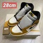 Air Jordan 1 Retro High OG Men’s US 10 Yellow Ochre Sneakers