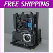 Open Air Frame Case for EATX/ATX/M-ATX/ITX - DIY Adjustable Aluminum Chassis