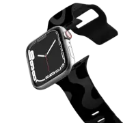 Apple Watch Series 1-3 (38mm) Impact Band Black Abstract Shapes by Corey Paige