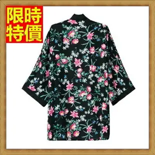 和服外套 和風女罩衫-花色寬鬆復古日式防曬小外套68af15【獨家進口】【米蘭精品】