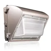 LED Wall Pack Light 120W 15600lm with Dusk to Dawn Photocell, 5000K Daylight ...