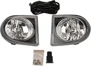 Front Bumper Bar Lamp With Switch Wire Group Hulb Car Fog Light Compatible With Nissan Patrol Safari Y61 2003 2004 2005 2006