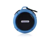 Wireless Waterproof Speaker with 5W Driver, Suction Cup, Buit-in Mic, Hands-Free Speakerphone
