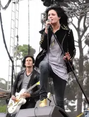 Guitarist Dean Fertita Singer Alison Mosshart of Dead Weather perf- Old Photo