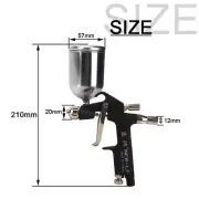 HVLP Auto Paint Air Spray Gun Kit Gravity Feed Car Primer 0.5MM Nozzle