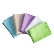 5 Sheets Reusable Paper Towels Fish Scale Cloth Glassware Clean