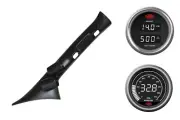 SAAS pillar pod boost/pyro oil pressure gauges for Ford Ranger PX2 2015-2020