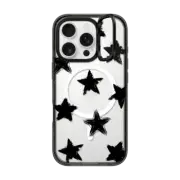 iPhone 16 Pro Impact Ring Stand Case MagSafe Compatible Star Marks