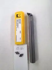 NEW 1/2" CARBIDE BORING BAR. E08-SDUCR-2 W/ KENNAMETAL DCMT 21.505 INSERTS -B181
