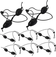 10Pcs Black Protective Eye Patches for LED Light Safety Goggles for Sunbathing Eye Protection Super Soft Ergonomic Design High Durability
