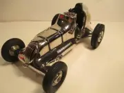 Rare vintage Nylint Thinble Drome tether race car, line control, toy Mint