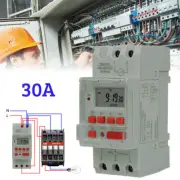 Rail Weekly Programmable Digital Timers Relay Switch (220V) New TM919B-2 30A Din