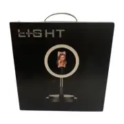 Live Beauty Selfie Ring Light Vlogging Make up White Stand 3 Light Settings New