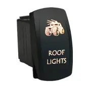 ROOF LIGHTS 612W Rocker Switch 12V Laser LED white mini truc