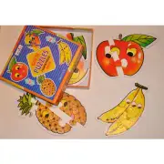 NEW Early Puzzle FRUIT Educational Toy TODDLER PRESCHOOL Jigsaw - 4 PUZZLES