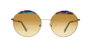 VANNI VS9612 C705S Women’s Sunglasses Gold Size 55