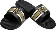 FOCO Men's NHL Team Logo Sport Legacy Stripe Slide Sandals