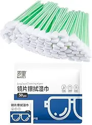 MYGLOAR 50pcs Foam Cleaning Swabs Sterile Cleaning Sponge Sponge Swabs for Cameras Lens Inkjet Printer Soft Cotton Tips with 50 Cleaning Wipes
