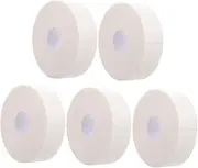 Housoutil Eyelash Extension Tape Glue 5 Rolls Breathable Lash Pads Hair Extension Tapes for Comfortable Eyelash Grafting
