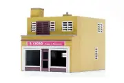 Dapol HO OO Modern Shop and Flat