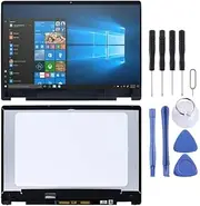 PC Laptop Replacement Part for HP Pavilion X360 14 DH 14m-DH 1001DX FHD 1920X1080 LCD Screen Digitizer Full Assembly with Frame (Black)