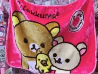 在飛比找Yahoo!奇摩拍賣優惠-♥小花花日本精品♥ 拉拉熊 懶懶熊 法蘭絨毯 披肩毯 保暖毛