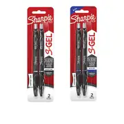 Sharpie Retractable Gel Pen 0.7mm 2pk (Box of 6) - Black