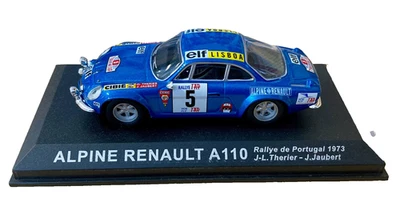 IXO Altaya 1/43 Scale Alpine Renault A110 Portugal 1973 Therier & Jaubert