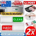 New Clean Dirty Dishwasher Magnet Sign Easy Read Non-Scratch Magnetic Indicator