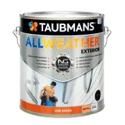 taubmans 4l neutral low sheen all weather exterior paint