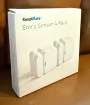 4 Pack SimpliSafe Entry Sensor Window & Door Protection w/ Home Security Sealed