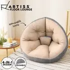 Floor Lounge Sofa Bed Chair Foldable Washable Recliner Folding Couch Futon Seat