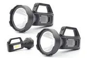 LED Handheld Flashlight Torch Light Floodlight Camping Spotlight Rechargeable 18650 Battery