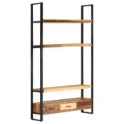 NNEVL Highboard 118x30x200 cm Solid Reclaimed Wood