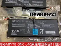 在飛比找Yahoo!奇摩拍賣優惠-【全新 GIGABYTE 技嘉 4芯 GNC-J40 原廠電