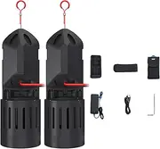 Underwater Scooter, Underwater Diving Sea Skis Diving Equipment, Underwater Thrusters, for Snorkeling, Scuba Diving, Swimming, Paddle Boarding,2HandSuit