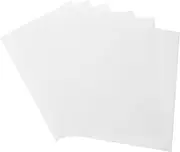 COHEALI Water Soluble Embroidery Stabilizer: 6pcs Stick and Stitch Embroidery Paper A5 Printable Wash Away Paper Stabilizer for Print or Draw Patterns Hand Machine Embroidery