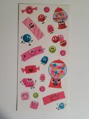 scratch and sniff stickers sheet NEW Playhouse bubblegum scent