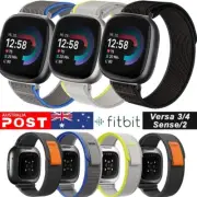 Fitbit Versa 3 Versa 4 Sense Sense 2 Watch Band Strap Wristwatch Bands Nylon Au